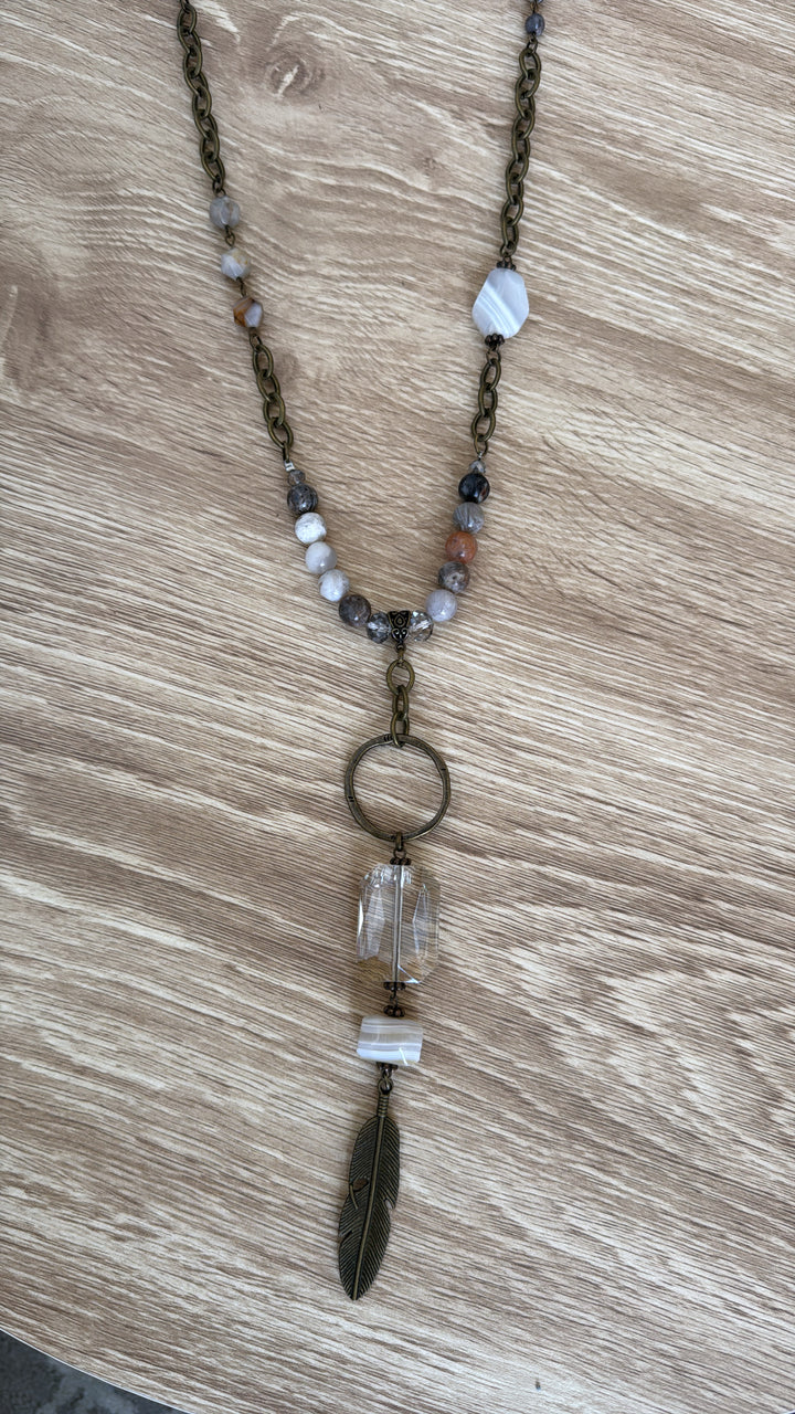 Drifter Bamboo Necklace, Multi