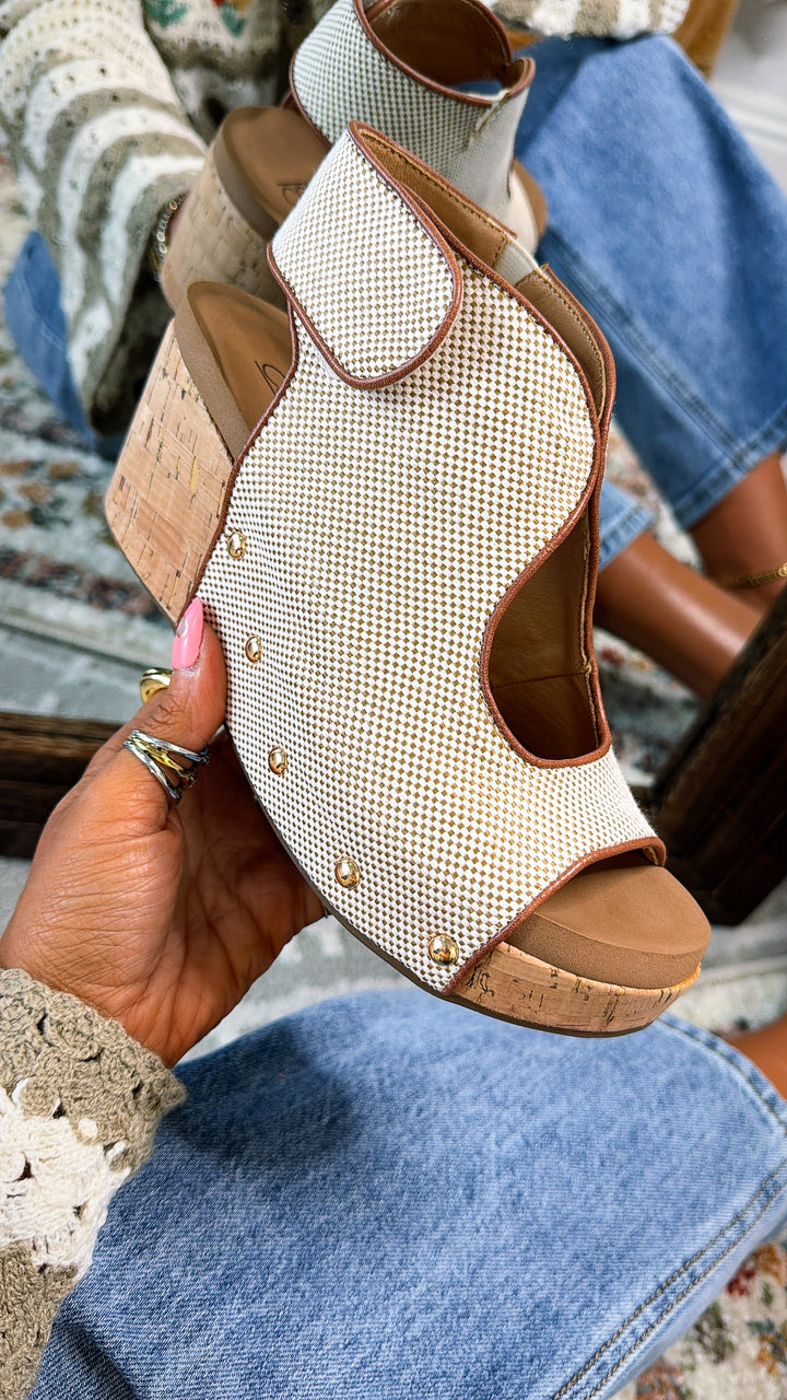 Amber Meadow Cushion Sandal, Bourbon Combo