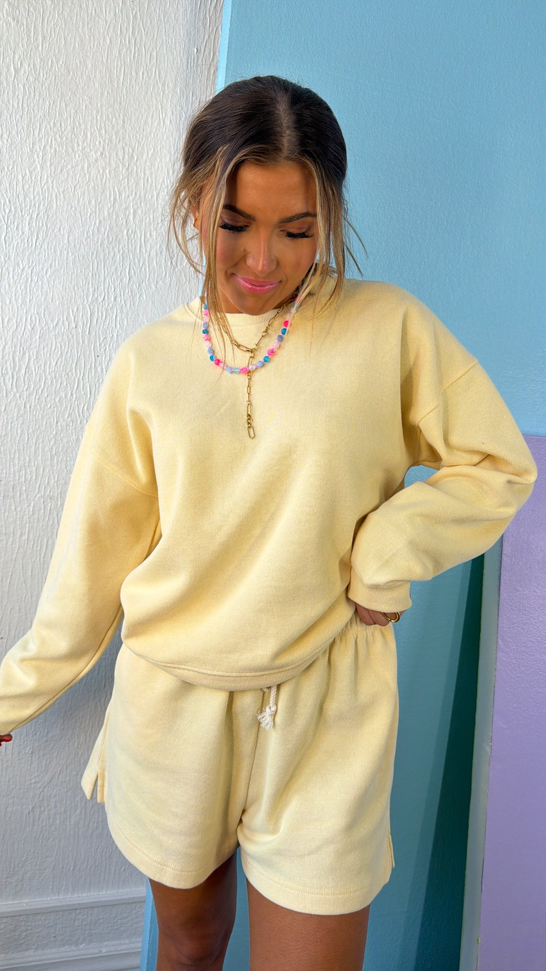 Sunshine Basic Lounge Set, Lemon