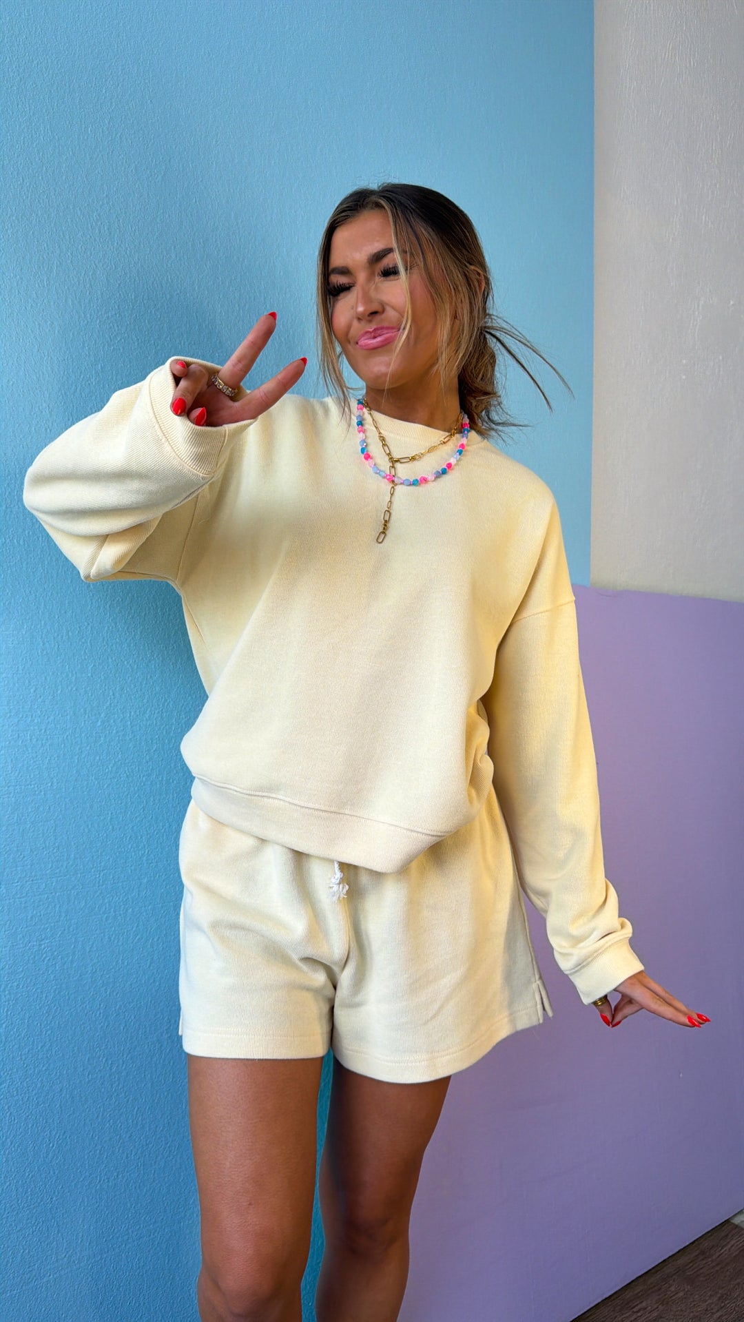 Sunshine Basic Lounge Set, Lemon