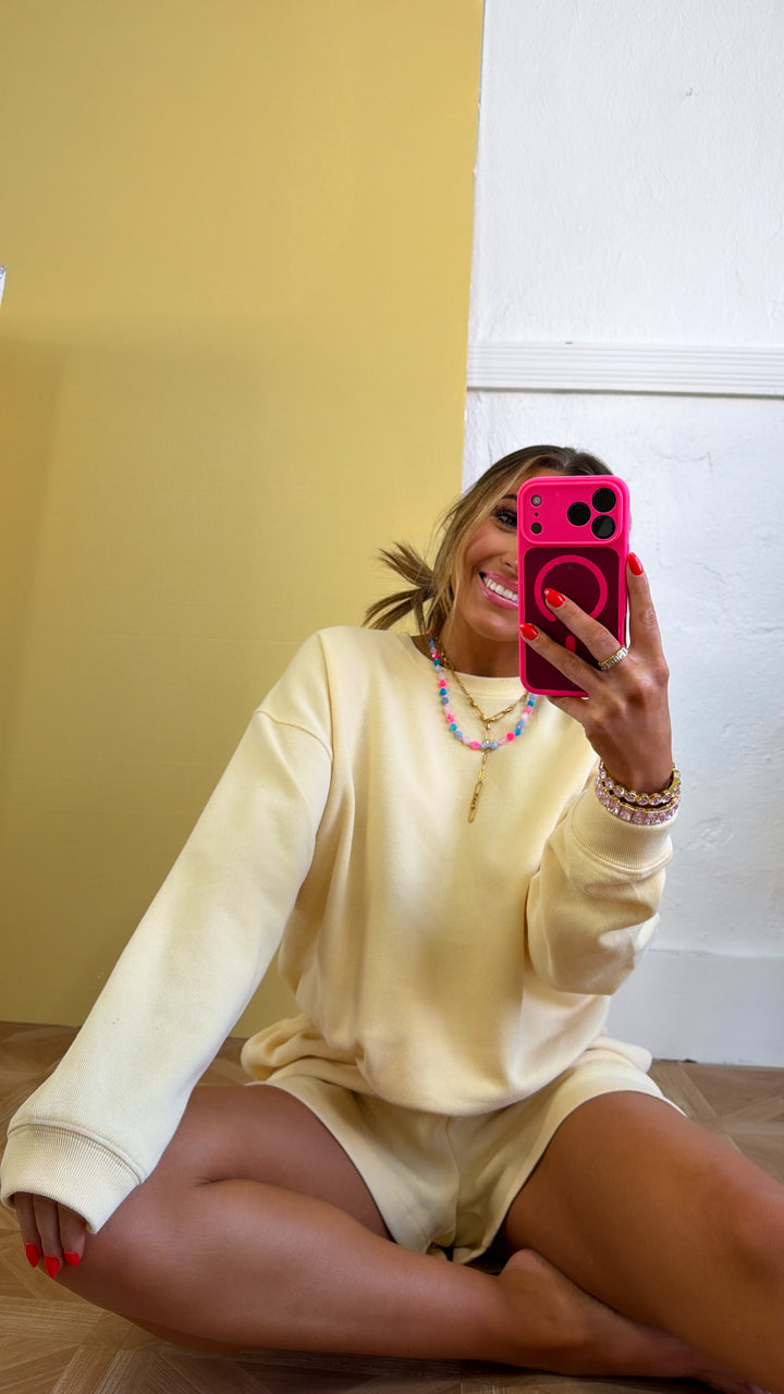 Sunshine Basic Lounge Set, Lemon