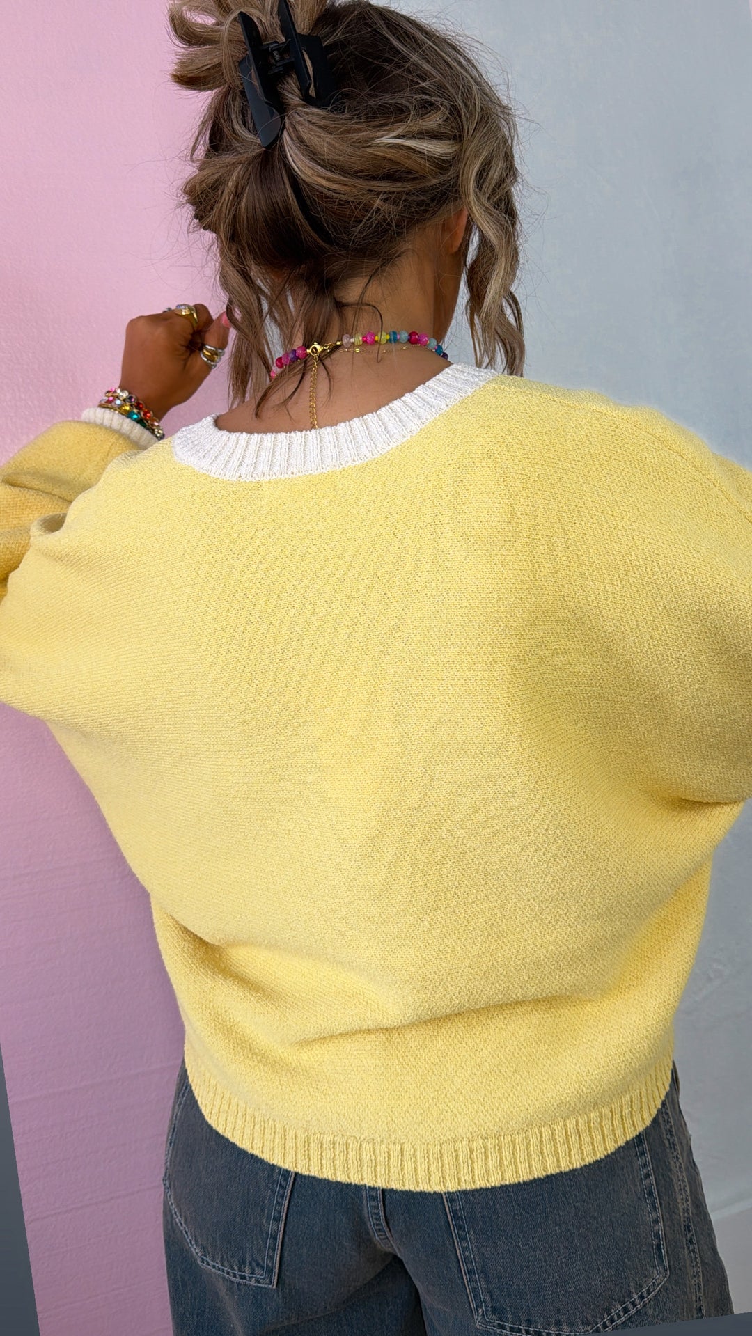 Golden Girl Cardigan, Butter Cream