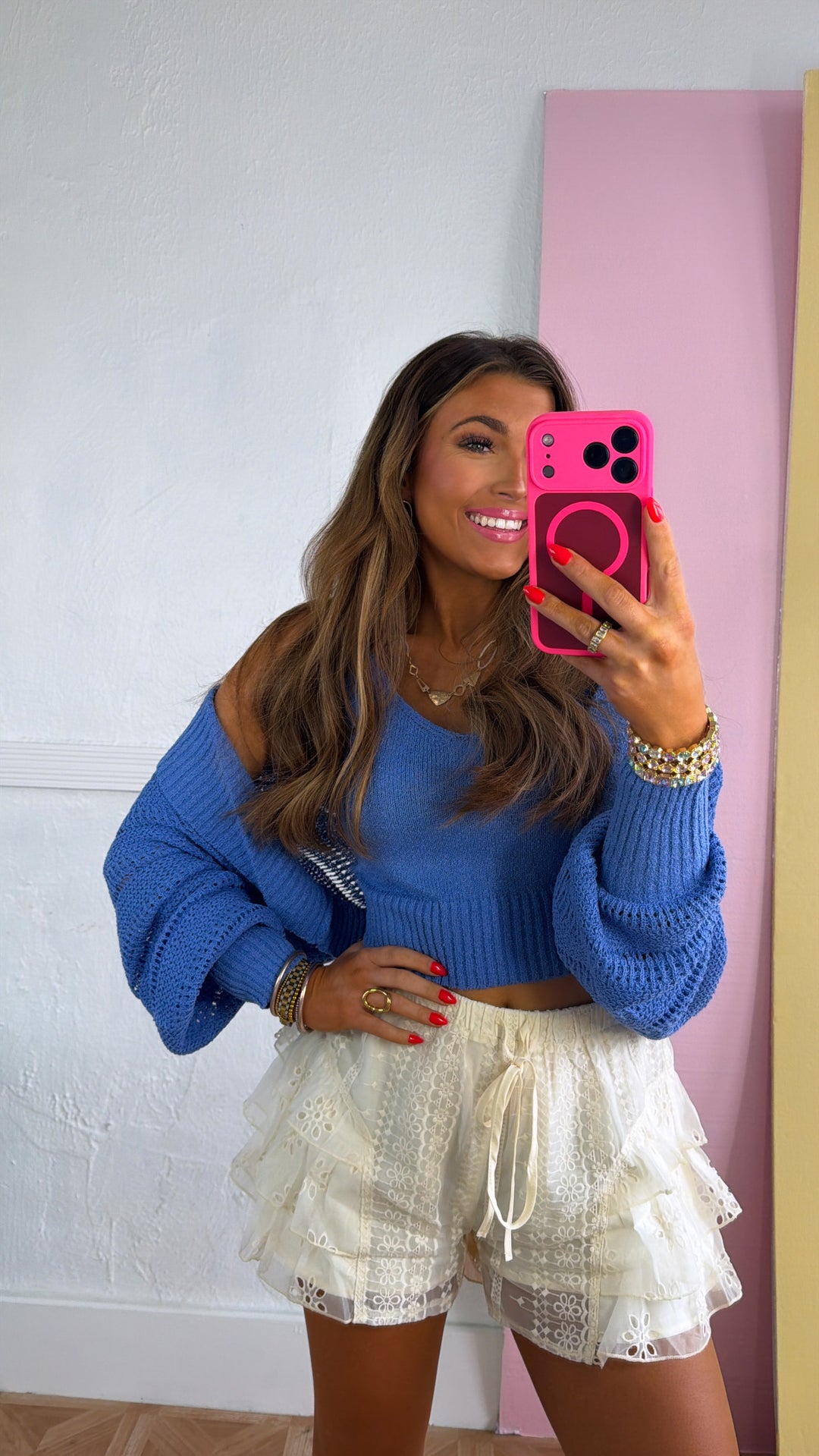 Easy Spring Cardigan & Tank Set, Chambray