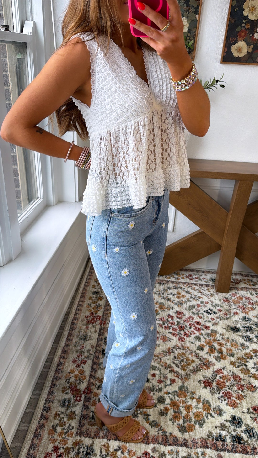 Airy Knit Top, Ivory