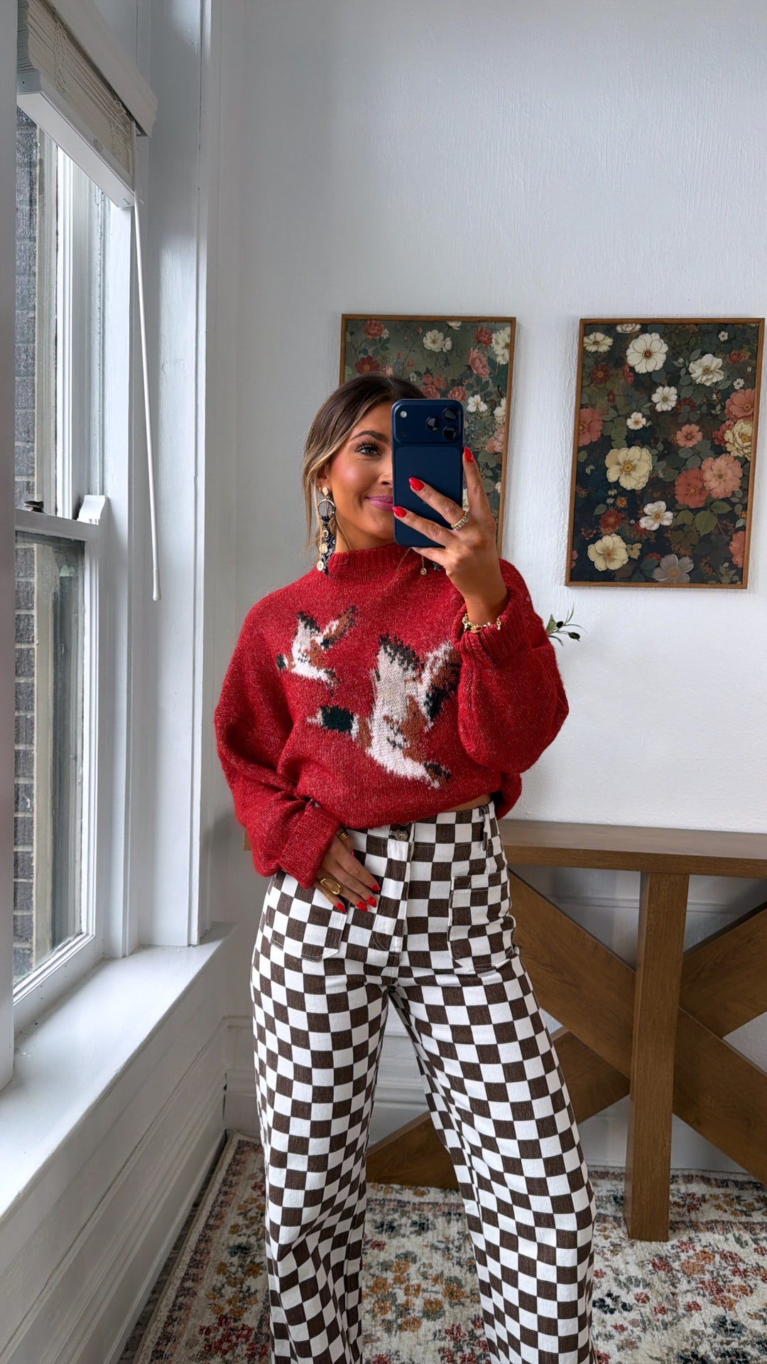 Mallard & Co Sweater, Vintage Red