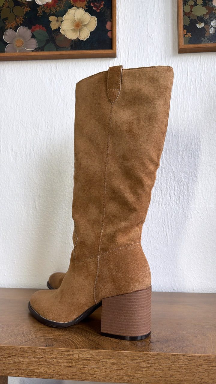 Willowmere Knee High Boots, Latte
