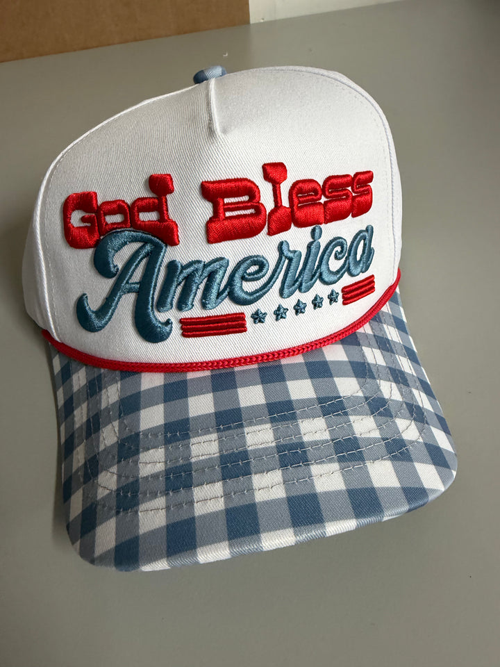 God Bless America Trucker Hat