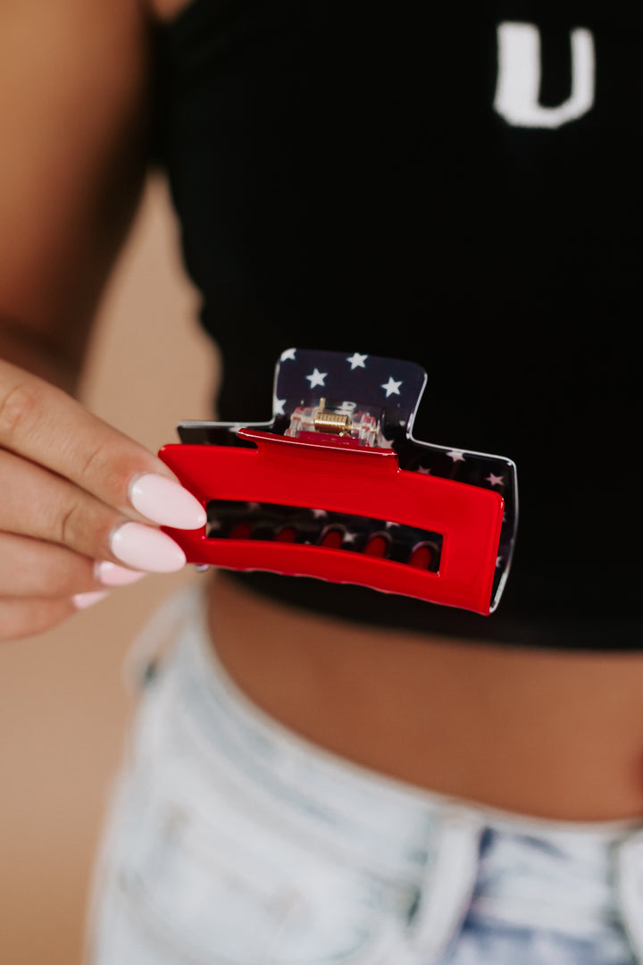 Fourth Of July Star Hair Clip