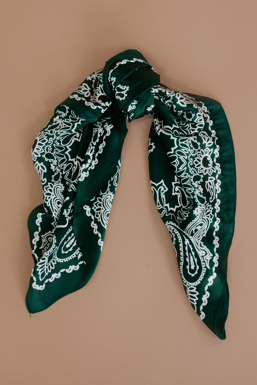 Corbin Paisely Neckerchief , Hunter Green