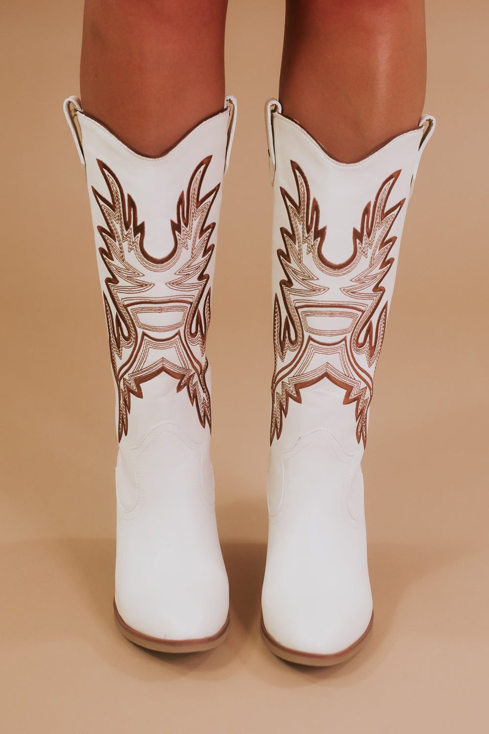 Western Revival Boot, White