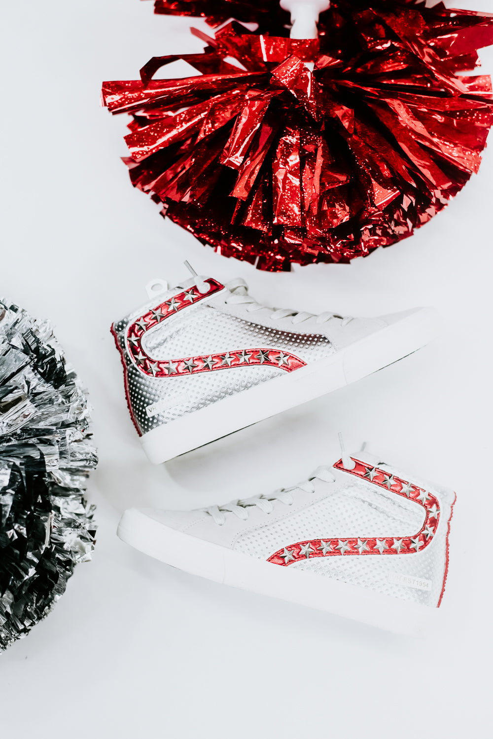 VH Bailey Sneaker , Red/Silver