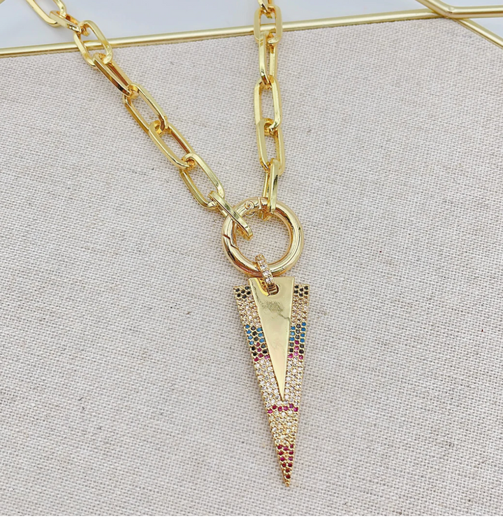 Treasure Jewels: Rainbow Arrow Necklace