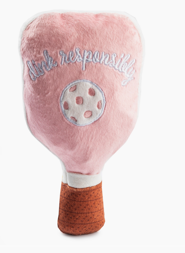 Dog Toy Pink Pickleball Paddle