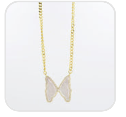 Treasure Jewels: Shimmering Flutter Necklace