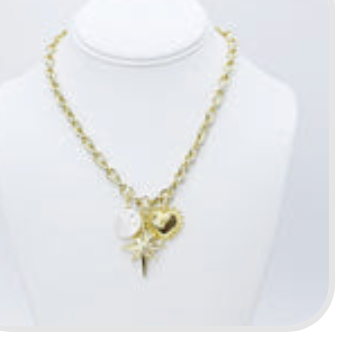Treasure Jewels: Lovely Link Necklace Gold