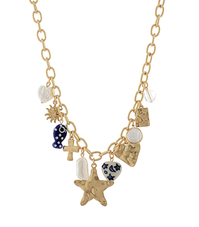 Little Fish Charm Necklace