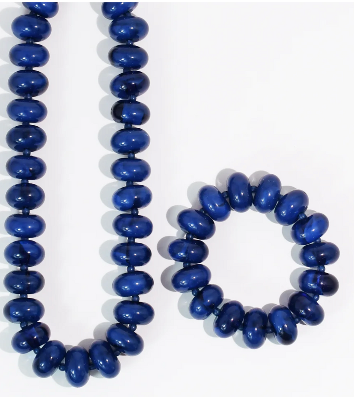 Sugar Bead Set, Navy Blue