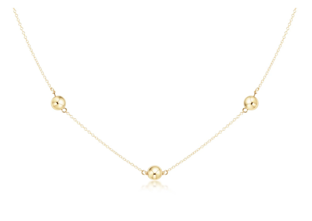 ENEWTON: 15" Choker Simplicity Chain Gold -  Classic Gold 6mm
