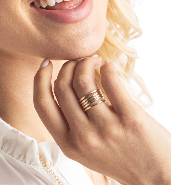 ENEWTON: Classic Gold Band Ring