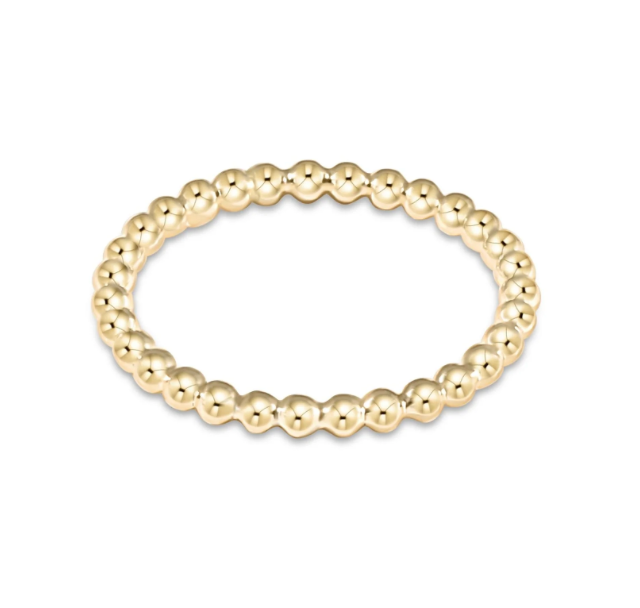 ENEWTON: Classic Gold 2mm Bead Ring