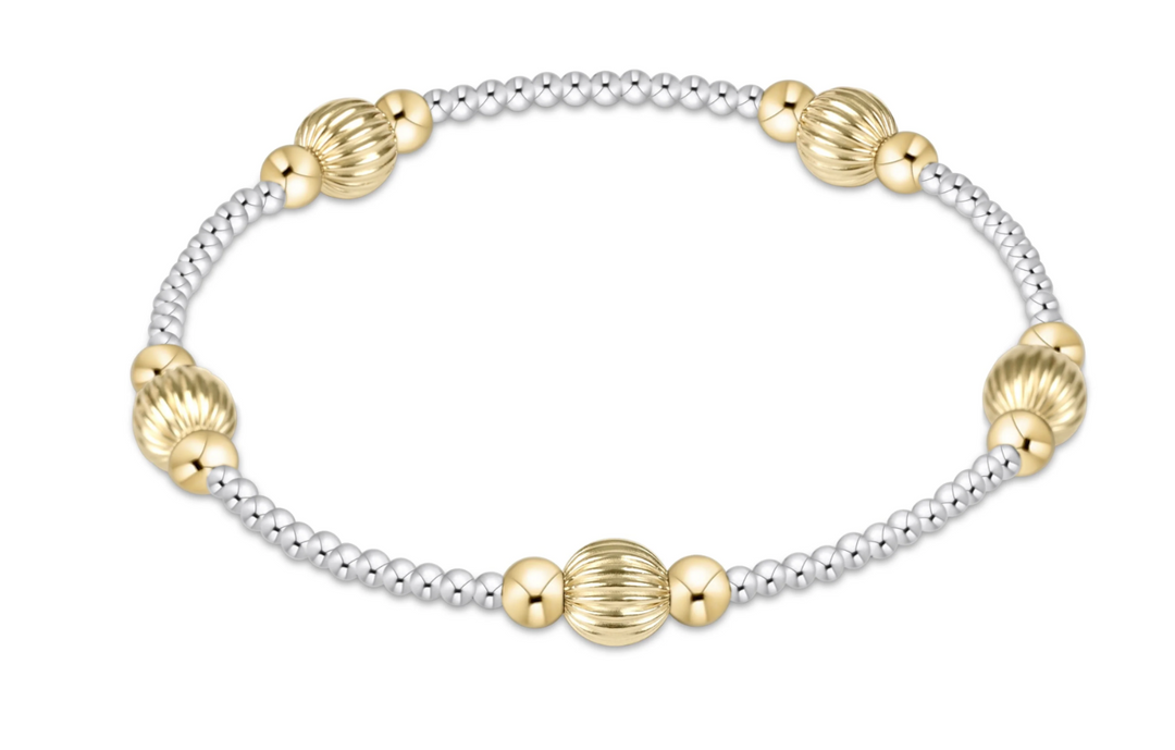 ENEWTON: Purpose Pearl 6mm Mixed Metal  Bracelet