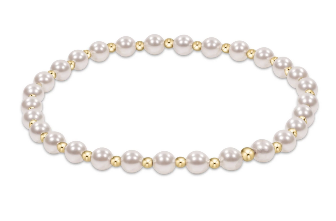 ENEWTON: Grateful Pearl 4mm Bracelet