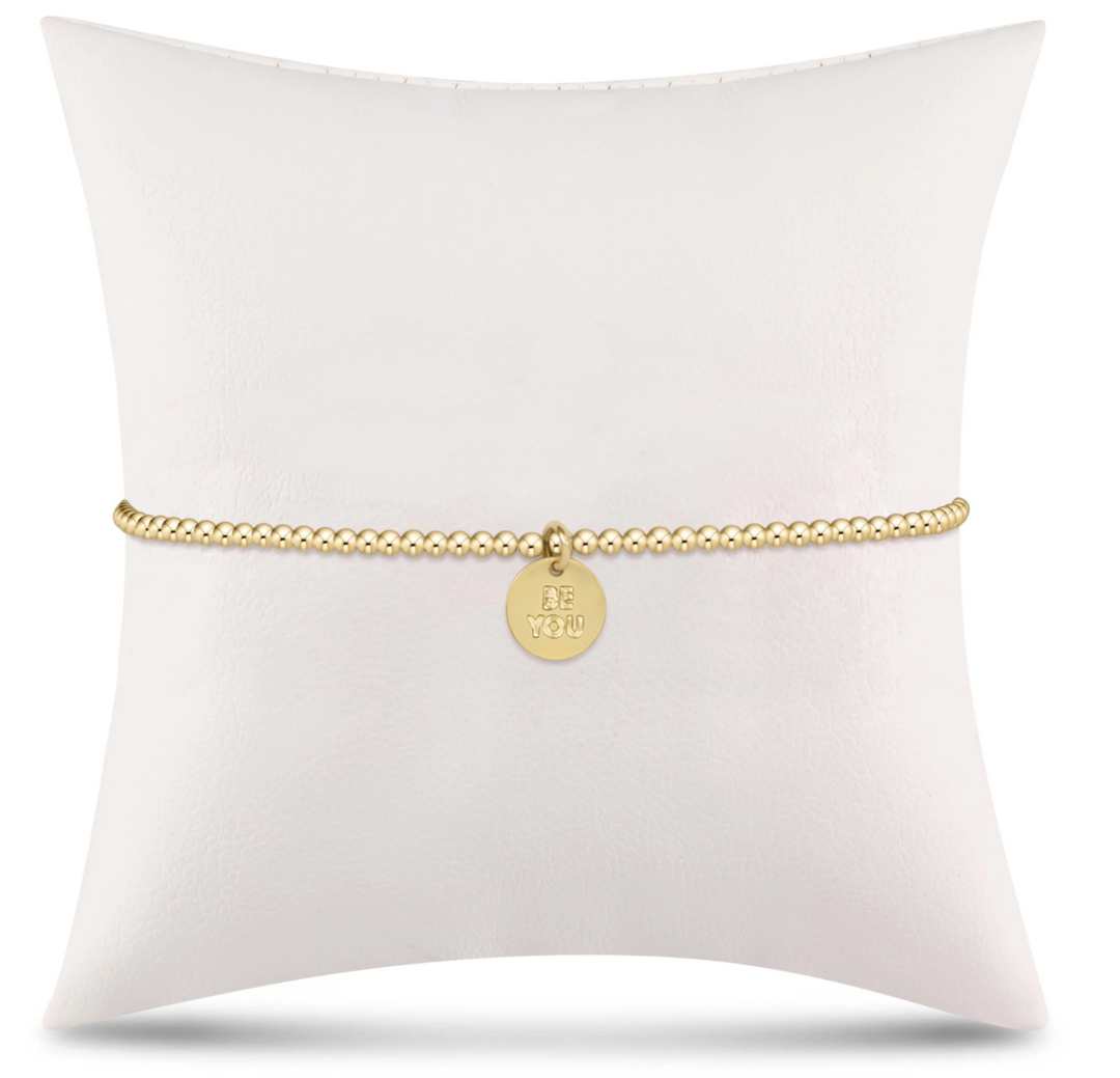 ENEWTON: Classic Gold 2mm Bracelet - be you. Small Gold Disc