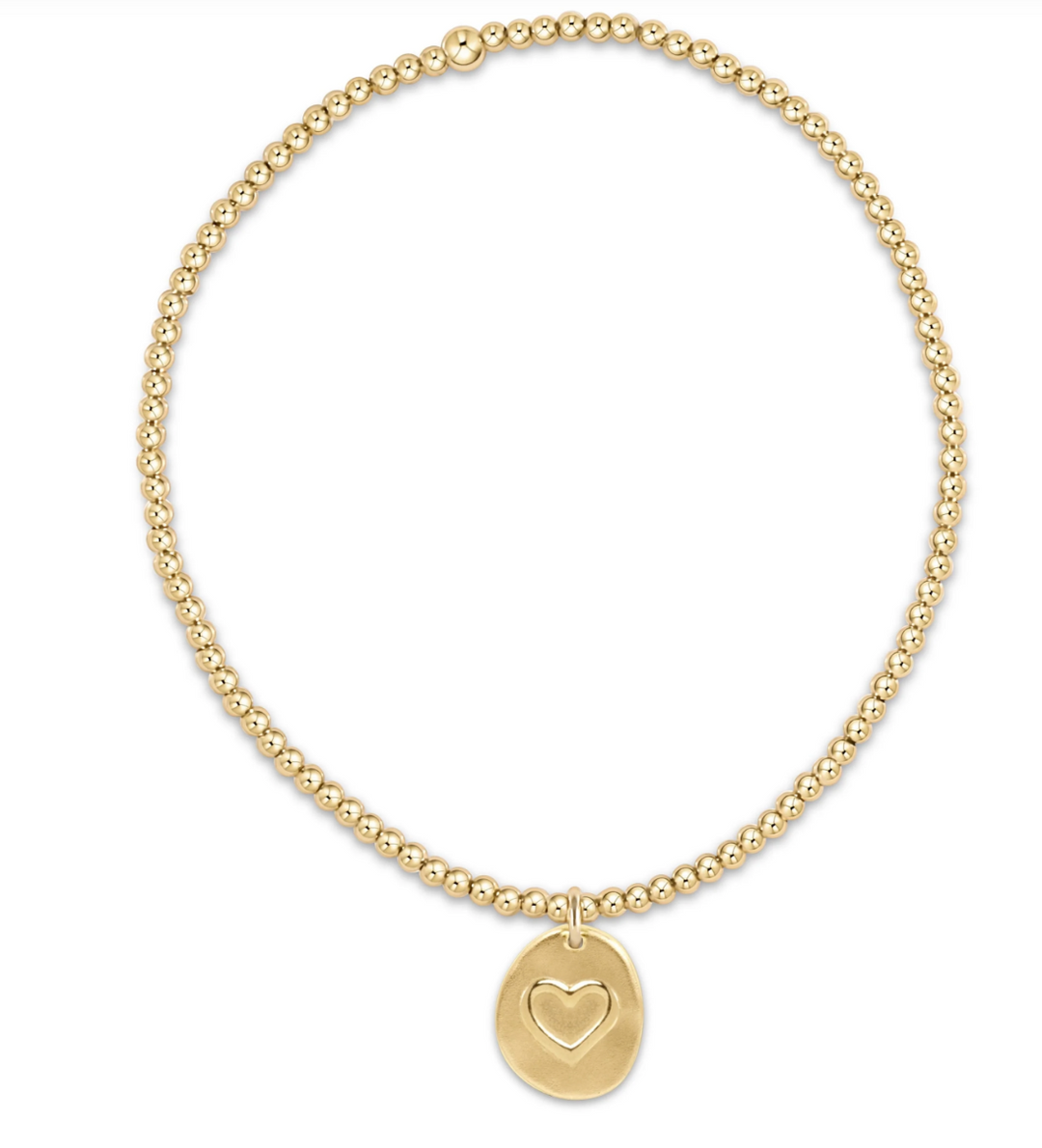 ENEWTON: Classic Gold 2mm Bracelet - Inspire Love Small Gold Disc