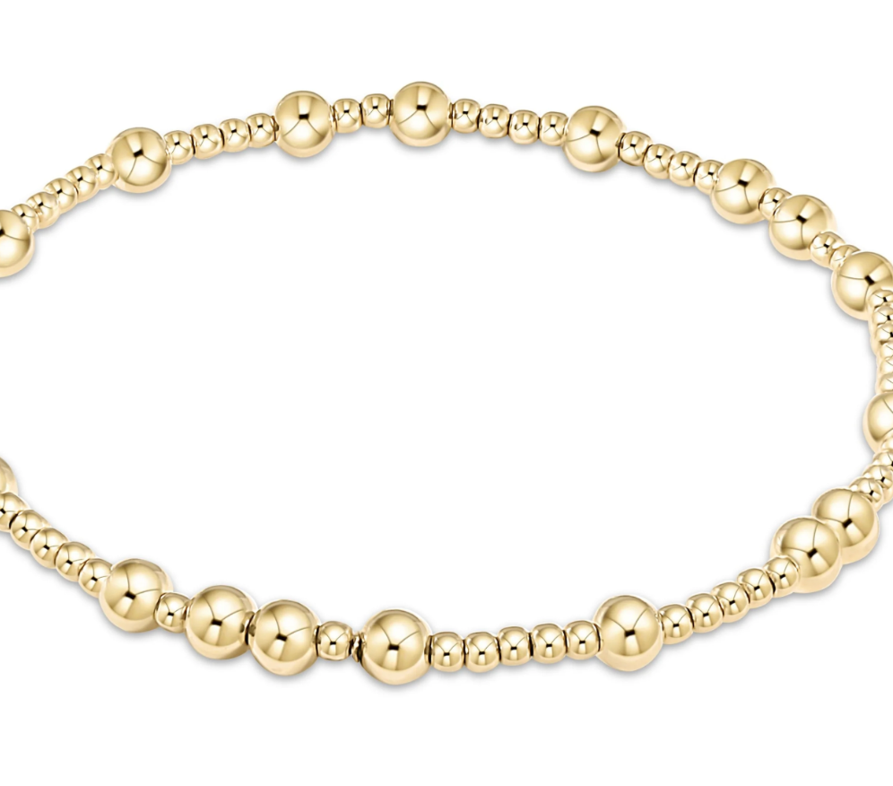 ENEWTON: Hope Unwritten Gold 4mm  Bracelet