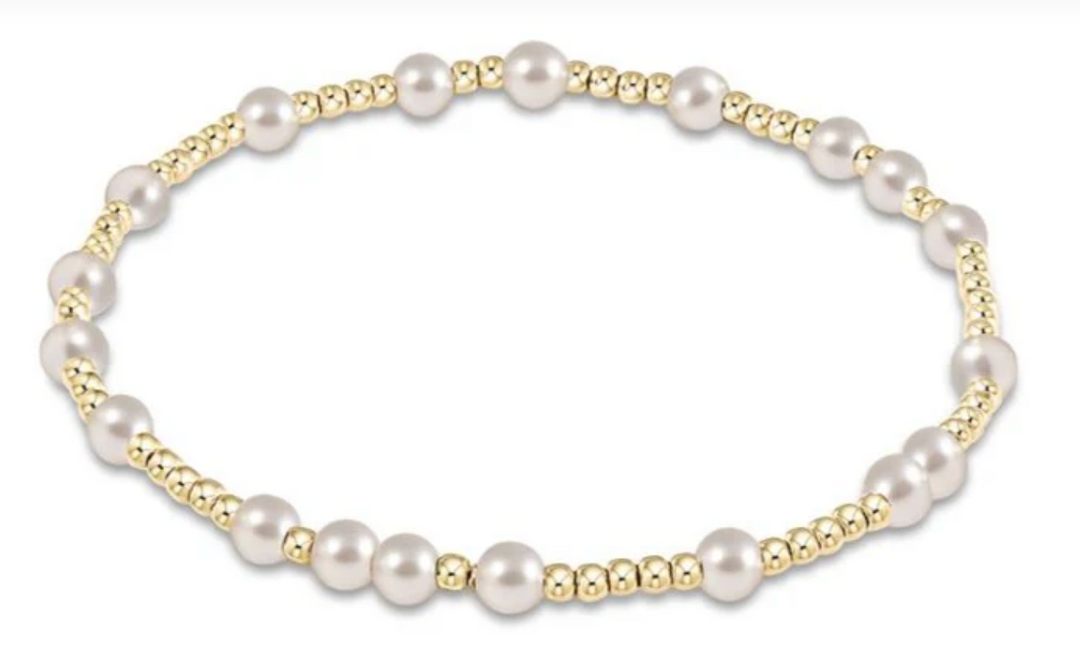 ENEWTON: Hope Unwritten Pearl 4mm  Bracelet