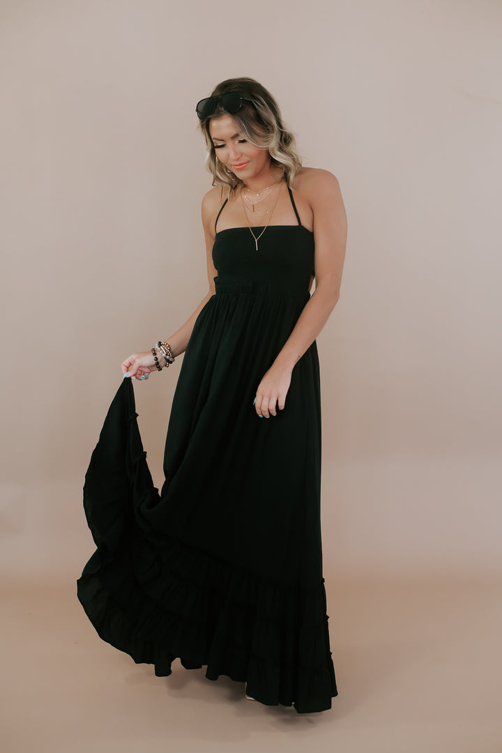 Be Obsessed Maxi Dress, Black