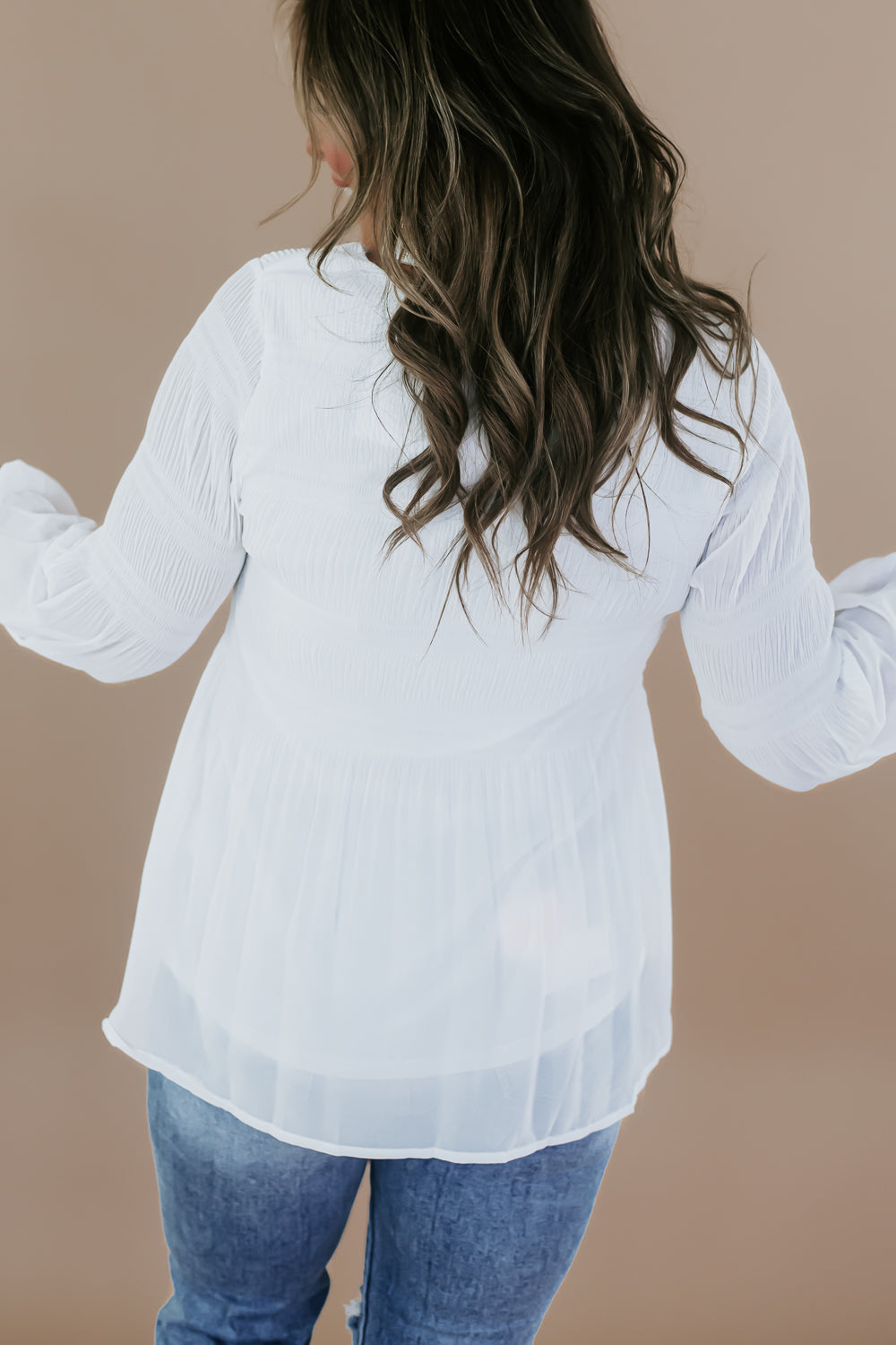 Must For Me Blouse , White