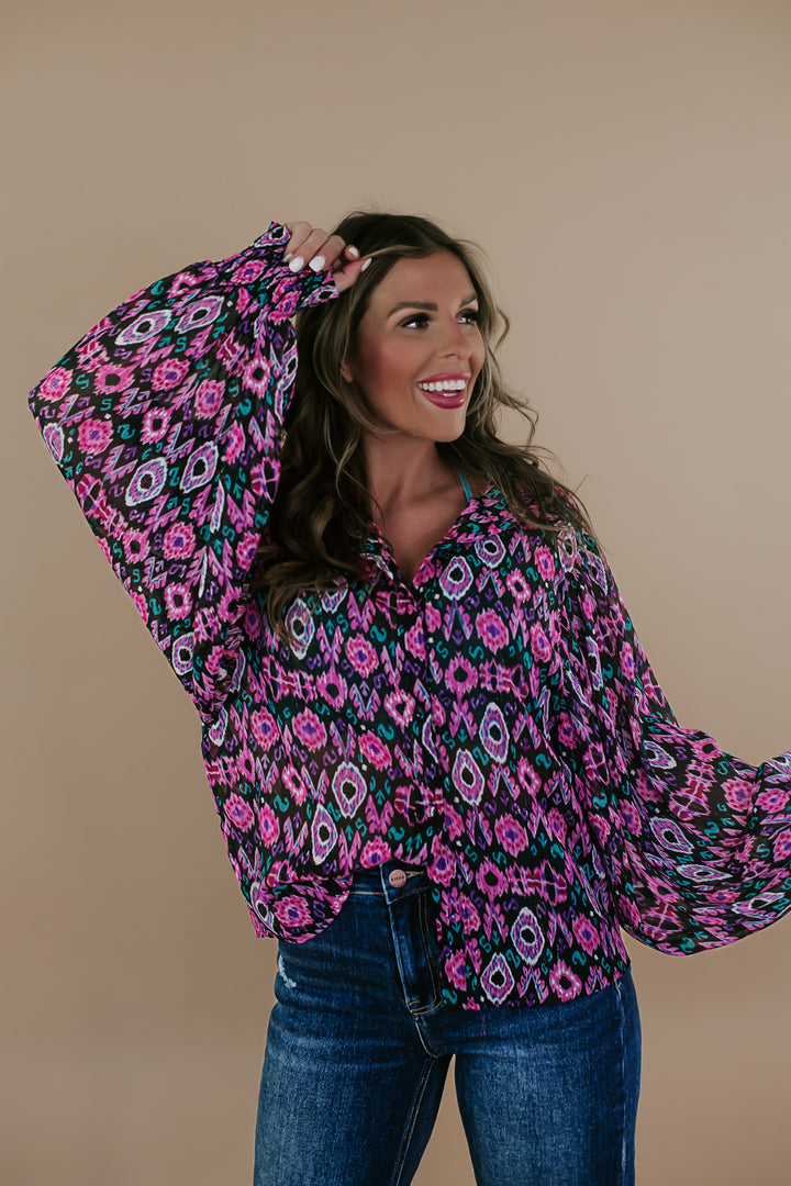 Most Vibes Blouse, Multi