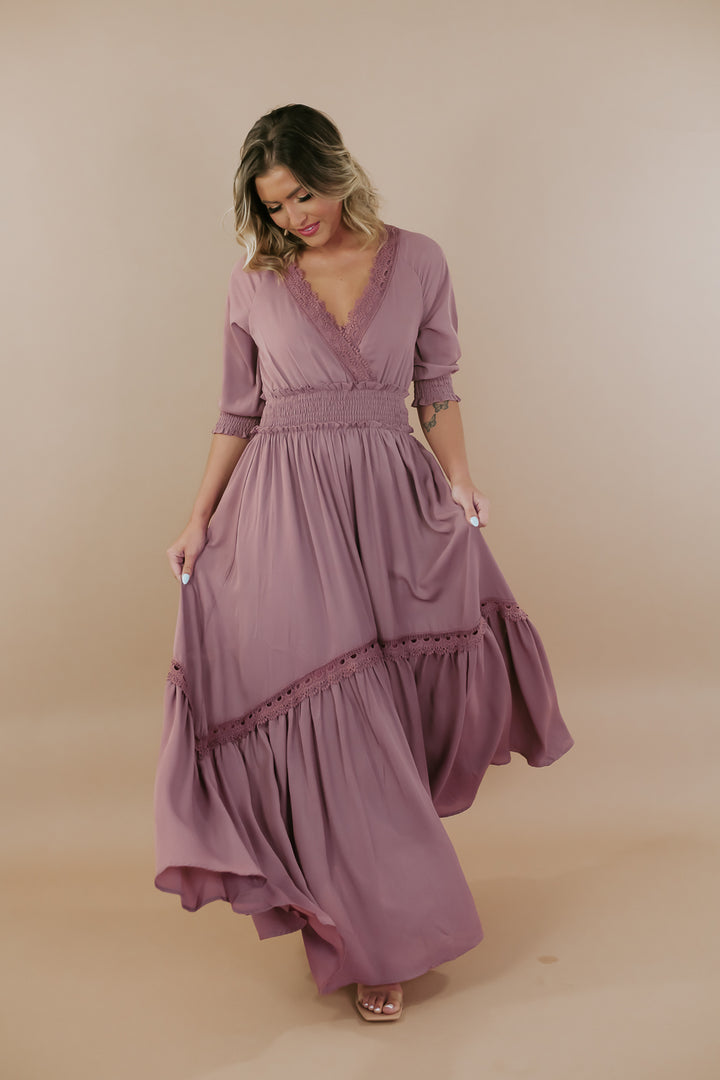ECB Exclusive: Most Admired Maxi Dress , Blush