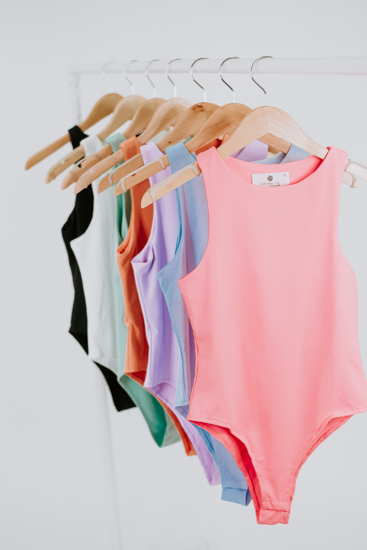 Better Than Ever Bodysuit, Neon Pink