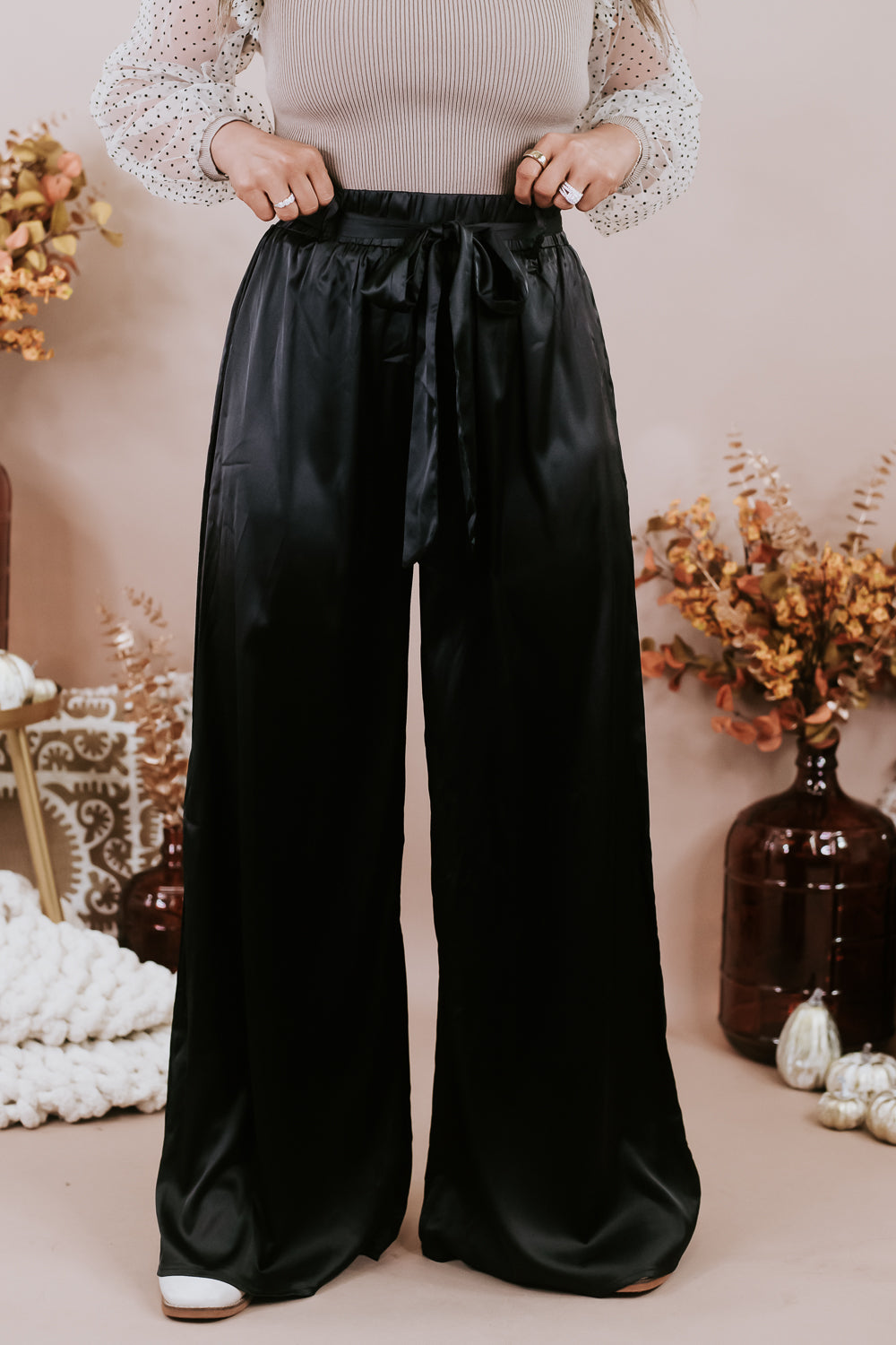 Best For Last Satin Pant, Black – Everyday Chic Boutique