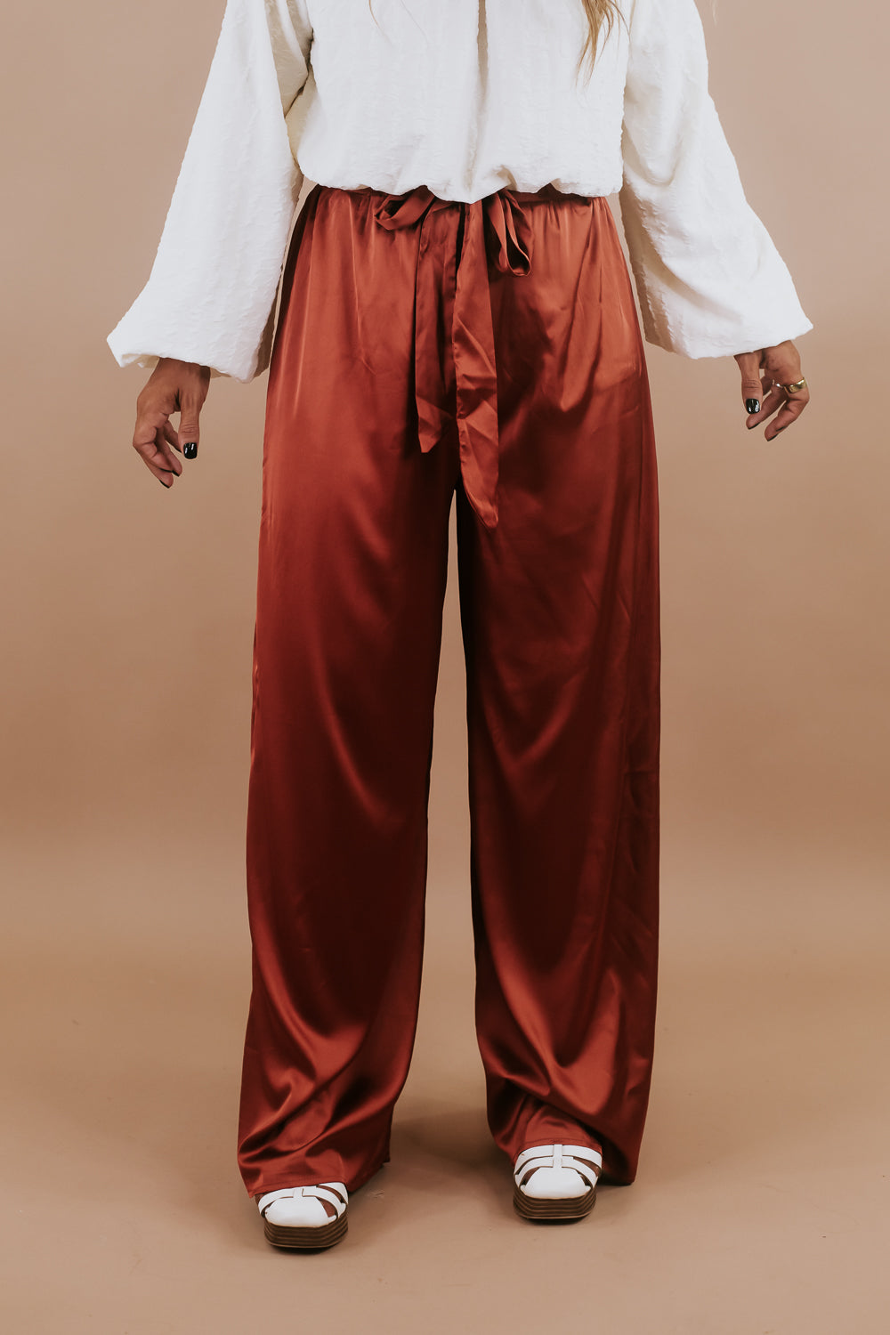 Best For Last Satin Pant, Rust – Everyday Chic Boutique