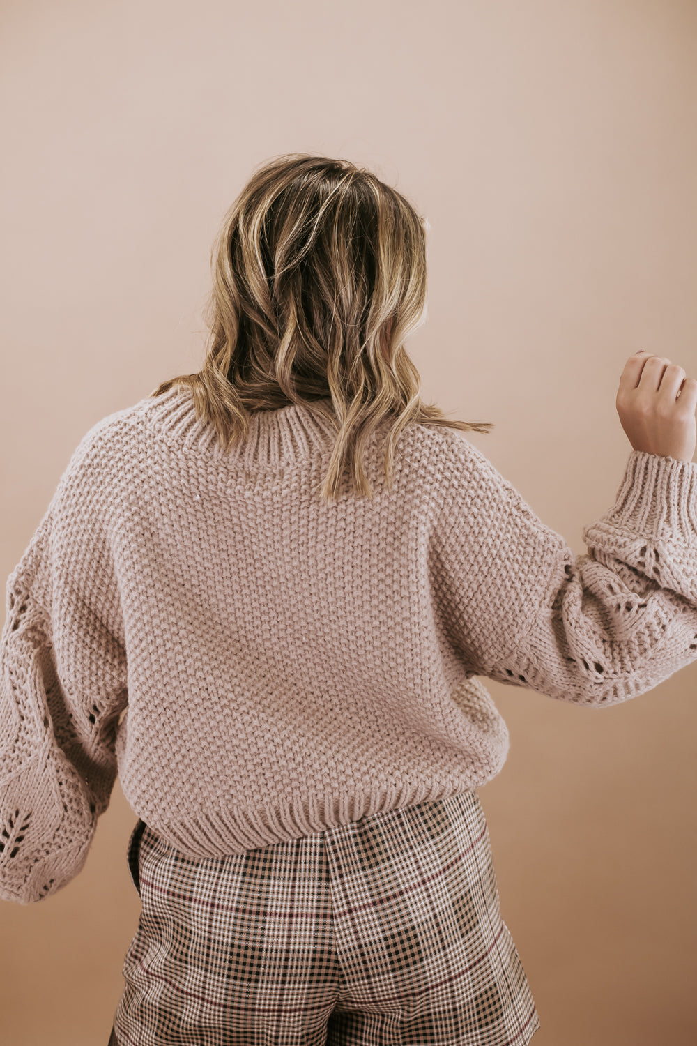 Keep Me Close Knit Sweater, Taupe