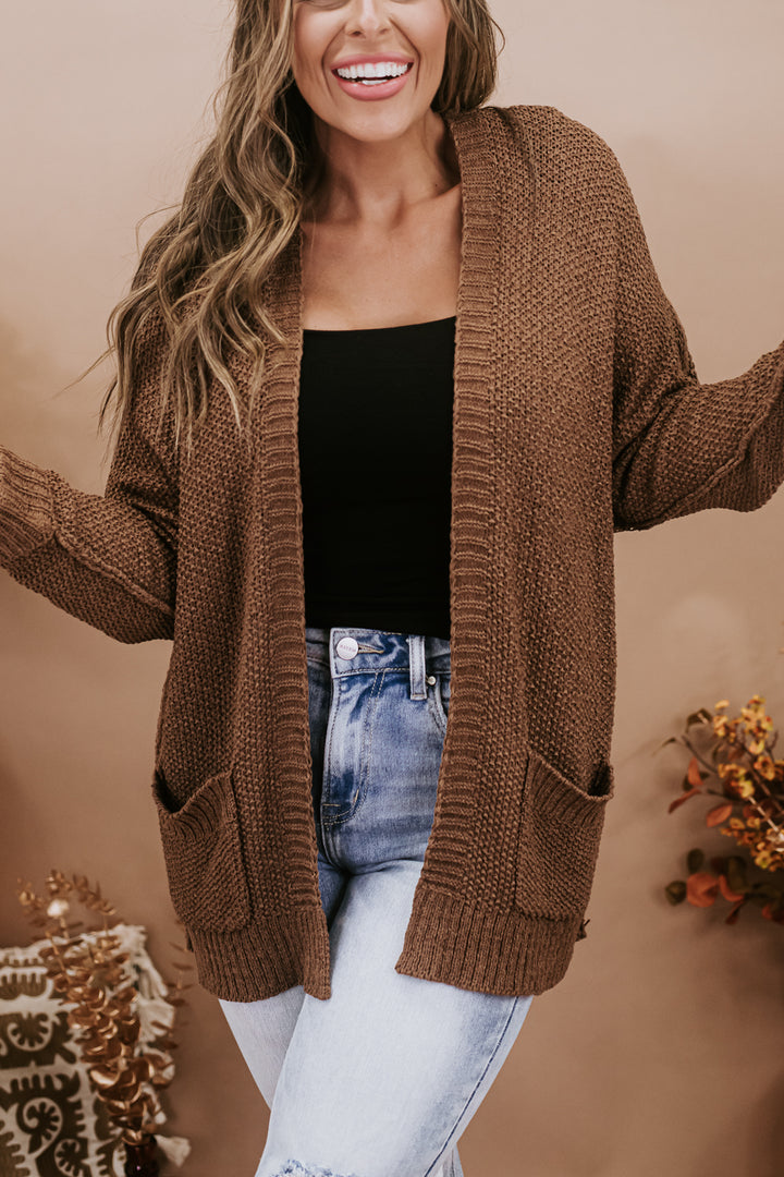Layer Up Slouchy Cardi , Coco
