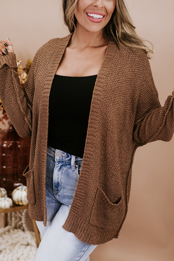 Layer Up Slouchy Cardi , Coco