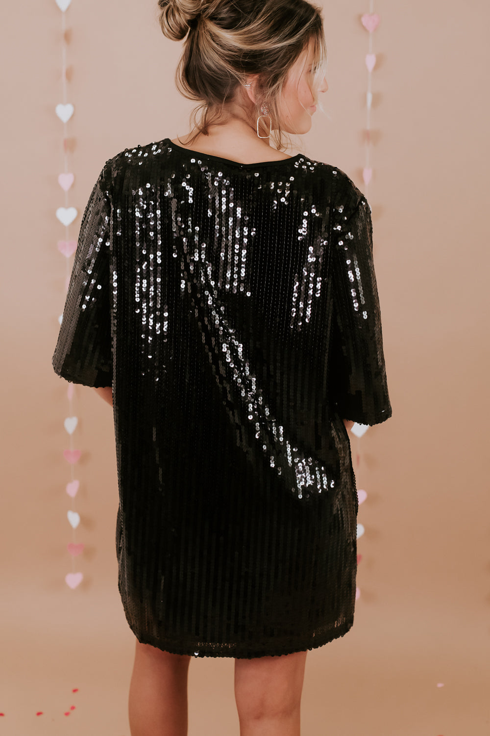 ECB Exclusive | It's My Birthday Sequin Dress, Black M/L ECB Exclusive | It's My Birthday Sequin Dress, Black M/L