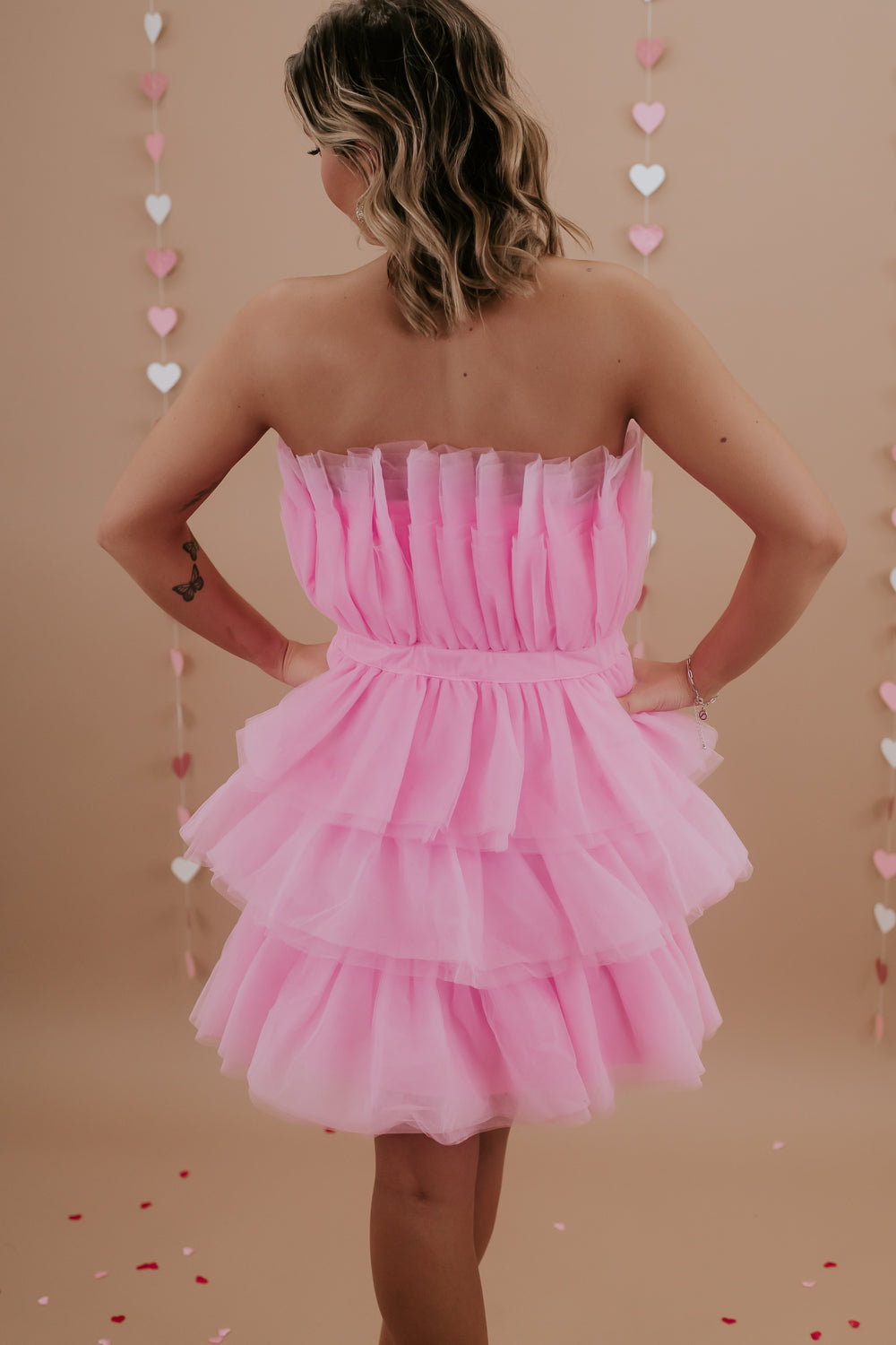 Here To Party Tulle Mini Dress, Pinki