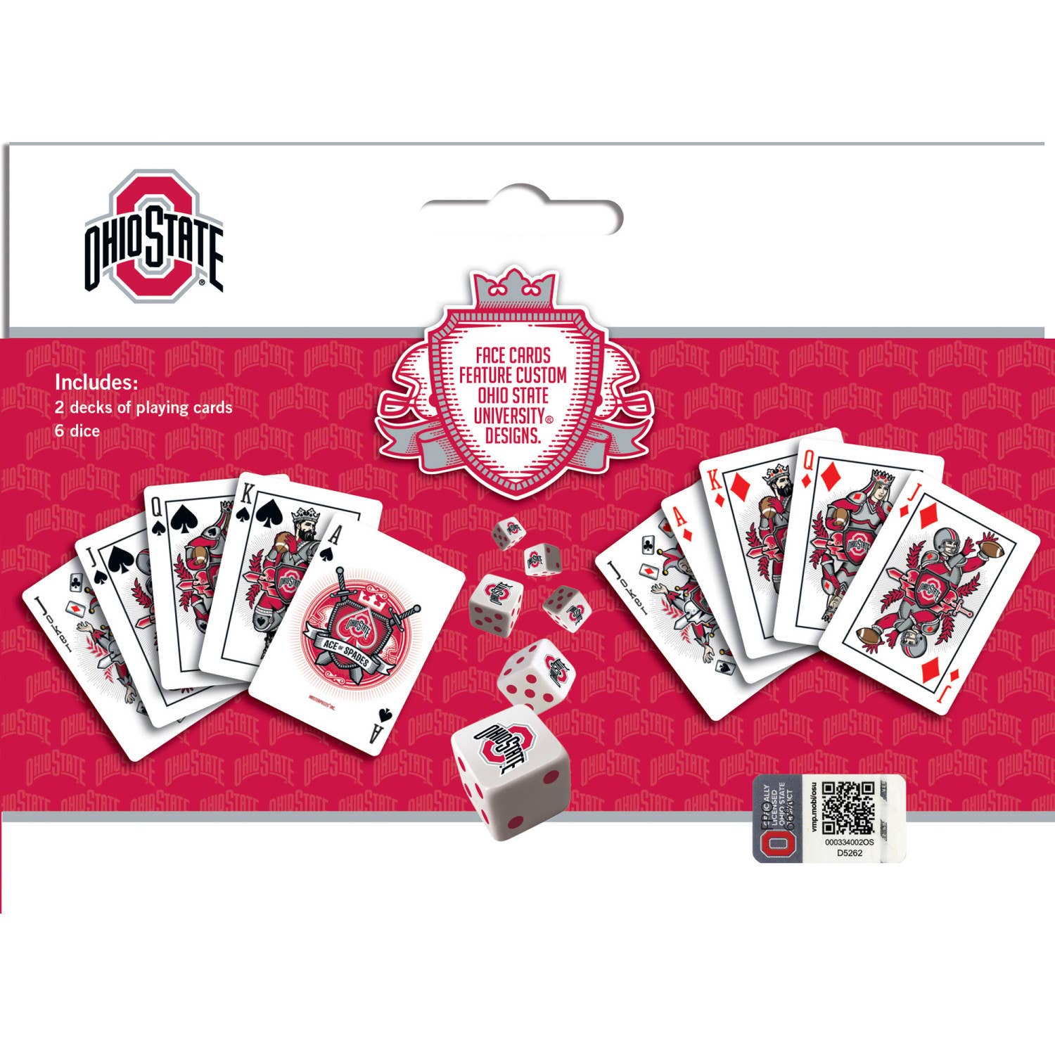 Ohio State Buckeyes - 2-Pack Playing Cards & Dice Set – Everyday