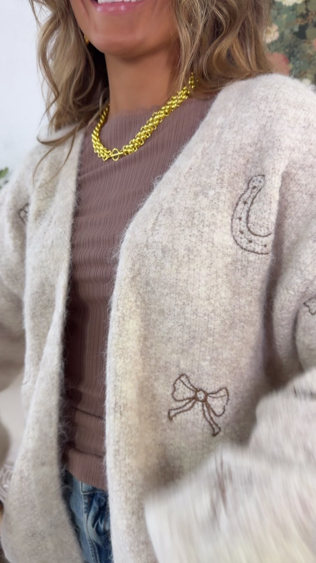 Best In Me Knit Cardigan, Oatmeal