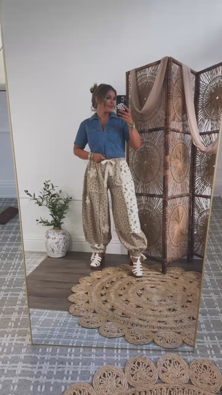 Trueform Denim Top, Risen Medium Wash