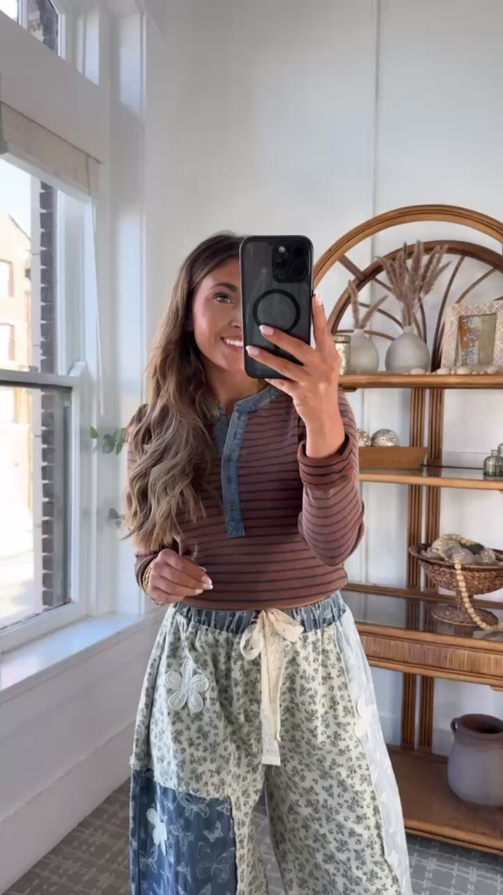 The Old Manor Tapestry Pant, Beige Mauve