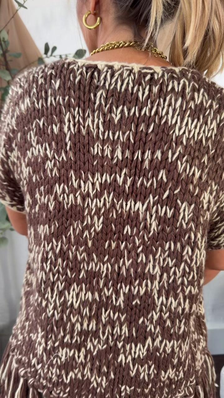Cozy Knit Cardigan, Mocha