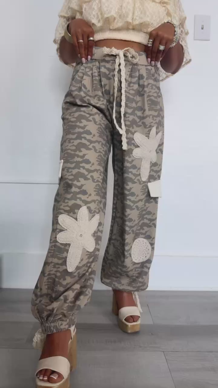 Rare form Patched Joggers, Camo