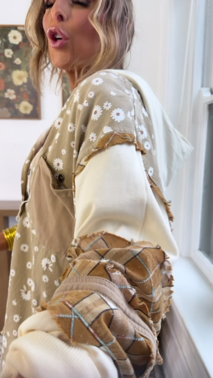 Daisy Lane Oversized Button Up