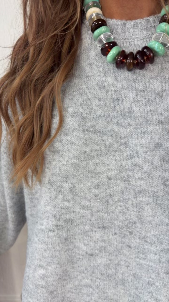 Sweater Pullover, H.Grey